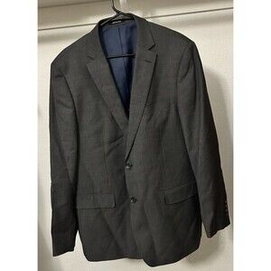 Mantoni Blazer Sport Coat Jacket Men’s Gray 44 100% Super Fine Virgin Wool
